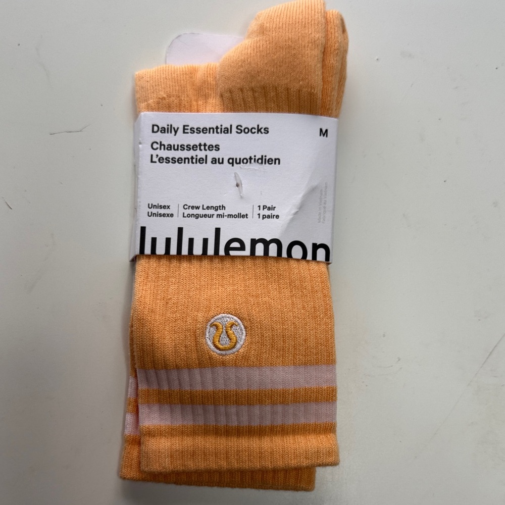 lululemon athletica Peach Casual Socks